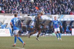 3. Liga - Saison 2025/26 - Hansa Rostock - FC Ingolstadt 04  - Marcel Costly (Nr.22 - FCI) - Viktor Bergh (Nr.33 - Hansa Rostock) - Foto: Meyer Jürgen
