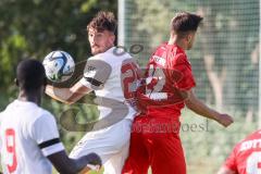 3. Liga; FC Ingolstadt 04 - Trainingslager, Testspiel, FC Kottern; Zweikampf Kampf um den Ball Arian Llugiqi (25, FCI)