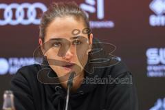 3. Liga; FC Ingolstadt 04 - Borussia Dortmund II; Pressekonferenz Interview Cheftrainerin Sabrina Wittmann (FCI)