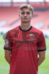 Jasper Maljojoki (23, FCI) ; FC Ingolstadt 04; 3.Liga,  Porträttermin 2025/2026; Headshot, Headshots, Porträt, Vorstellung, Präsentation, Pressetermin, Fußball, GER