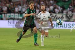 3.Liga - Saison 2023/2024 - Preußen Münster - FC Ingolstadt 04 - Yannick Deichmann (Nr.20 - FCI) - Foto: Meyer Jürgen