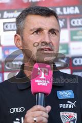 3. Liga; FC Ingolstadt 04 - TSV 1860 München; InterviewCheftrainer Michael Köllner (FCI) vor dem Spiel
