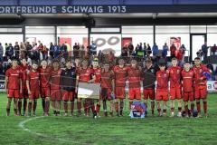 Toto Pokal; FC Sportfreunde Schwaig - FC Ingolstadt 04; Toto Pokal Scheck 650,00 Euro 2. Runde 1:2