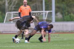 Kreisklasse - Saison 2025/26- TSV Ingolstadt Nord - MTV Ingolstadt - Vahdet Demir lila MTV - Bujar Eljezi schwarz Ing Nord - Foto: Meyer Jürgen