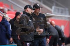 3. Liga - Saison 2026/27 - FC Ingolstadt 04 - SV Wehen Wiesbaden - Cheftrainer Achim Beierlorzer (FCI) - Co-Trainer Markus Feldhoff (FCI) - Foto: Meyer Jürgen