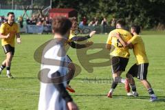 Kreisliga - Saison 2025/26- TSV Lichtenau - TSV Hohenwart - Marc Steingräber gelb Lichtenau mit dem 1:1 Ausgleichstreffer - jubel - Foto: Meyer Jürgen