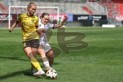 2. Bundesliga Frauen - Saison 2024/25 - FC Ingolstadt 04 Frauen - SV Weinberg - Pija Reininger (Nr.21 - FCI Frauen) - Haberäcker Leonie gelb Weinberg - XXXXX - Foto: Meyer Jürgen