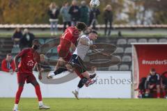 Kreisklasse - Saison 2024/25- SV Zuchering - FC Wackerstein/Dünzing - Nico Ziegler rot Zuchering - Kai Baitz weiss Wackerstein - Foto: Meyer Jürgen