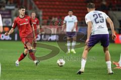 3. Liga; FC Ingolstadt 04 - Erzgebirge Aue; Georgios Antzoulas (6, FCI) Zobel Tristan (25 Aue)