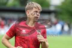 Toto Pokal; FC Sportfreunde Schwaig - FC Ingolstadt 04; vor dem Spiel Max Plath (14 FCI)