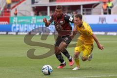 3.Liga - Saison 2023/2024 - FC Ingolstadt 04 -  1. FC Saarbrücken - Marcel Costly (Nr.22 - FCI) - Foto: Meyer Jürgen