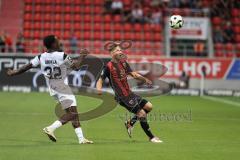 3. Liga; FC Ingolstadt 04 - SV Waldhof Mannheim; Moritz Seiffert (23, FCI) Okpala Kennedy (32 SVWM)