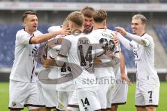 3. Liga; Hannover 96 II - FC Ingolstadt 04; Tor Jubel Treffer Simon Lorenz (32, FCI) Max Plath (14 FCI) Max Besuschkow (17, FCI) Benjamin Kanuric (8, FCI) Dennis Borkowski (7, FCI)