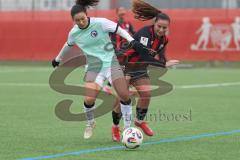 2. Bundesliga Frauen - Saison 2025/26 - FC Ingolstadt 04 Frauen - FFC Turbine Potsdam - Mara Winter (Nr.2 - FC Ingolstadt Frauen I) - Okuma Rana weiss Potsdam - Foto: Meyer Jürgen