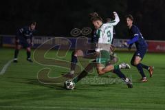 Landesliga - Saison 2025/26 - SV Manching - SC Oberweikertshofen - Fabian  Neumayer (Nr.9 - SV Manching) - Volk Andreas blau Oberweikertshofen - Foto: Meyer Jürgen