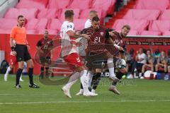 Toto-Pokal - Saison 2023/2024 - FC Ingolstadt 04 - Jahn Regensburg - Pascal Testroet (Nr.37 - FCI) - Yannick Deichmann (Nr.20 - FCI) - Foto: Meyer Jürgen