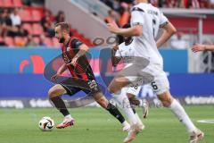 3. Liga; FC Ingolstadt 04 - SV Waldhof Mannheim; David Kopacz (29, FCI) Arase Kelvin (38 SVWM) Hoffmann Niklas (6 SVWM)