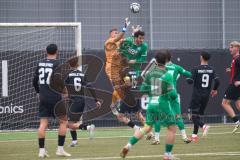 Bayernliga Nord - Saison 2024/25 - FC Ingolstadt 04 II - VFB Eichstätt - Torwart Enrique Bösl FCI - Pascal Schittler grün Eichstätt - Foto: Meyer Jürgen