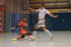 Futsal - Saison 2024/25- MTV Ingolstadt - 1860 München - Mykola Bilotserkivets weiss MTV - Mihael Vukovic Torwart  München - Foto: Meyer Jürgen