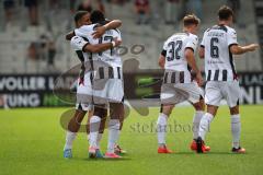 3. Liga - Saison 2026/27 - FC Ingolstadt 04 -  Großaspach - Der 0:1 Führungstreffer durch Obed Ugondu (Nr.17 - FCI) - jubel -  - XXXXX - Foto: Meyer Jürgen