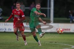 Landesliga - Saison 2024/25 - SV Manching - FSV Pfaffenhofen - Untersänger Maurice rot Pfaffenhofen - XXXXX - Foto: Meyer Marcel Posselt (Nr.19 - SV Manching)