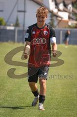 A-Junioren Bundesliga  - Saison 2026/27 - A-Junioren - FC Ingolstadt 04 - Jahn Regensburg - Luca Stark rot FCI jubelt, nach seinem Eckball der per Eigentor zum 2:0 führte - XXXXX - Foto: Meyer Jürgen