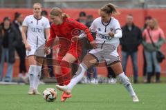 2. Bundesliga Frauen - Saison 2024/25 - FC Ingolstadt 04 Frauen - FC Bayern München - Nadja Burkhard (Nr.7 - FCI Frauen) - Hünten Greta rot München - Foto: Meyer Jürgen