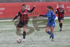 2. Bundesliga Frauen - Saison 2024/25 - FC Ingolstadt 04 Frauen - SV Meppen - Ina Timmermann (Nr.15 - FCI Frauen) - Licina Selma blau Meppen - Foto: Meyer Jürgen