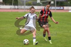 2. Bundesliga Frauen - Saison 2024/25 - FC Ingolstadt 04 Frauen - 1. FC Nürnberg - Emma Kusch (Nr.9 - FCI Frauen) - Steck Madeleine weiss Nürnberg - Foto: Meyer Jürgen