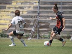 2. Bundesliga Frauen - Saison 2026/27  - FC Ingolstadt 04 Frauen - 1.FCC Turbine Potsdam - Emma Kusch (Nr.9 - FCI Frauen) - Kubo Mariko weiss Potsdam - Foto: Meyer Jürgen