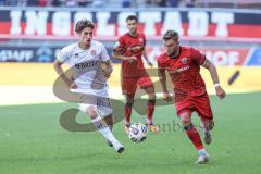 3. Liga; FC Ingolstadt 04 - SV Wehen Wiesbaden; Yannick Deichmann (20, FCI) Bogicevic Donny (8 SVWW) Zweikampf Kampf um den Ball