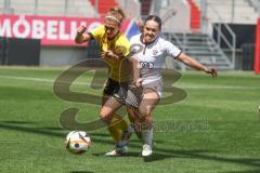 2. Bundesliga Frauen - Saison 2024/25 - FC Ingolstadt 04 Frauen - SV Weinberg - Pija Reininger (Nr.21 - FCI Frauen) - Haberäcker Leonie gelb Weinberg - XXXXX - Foto: Meyer Jürgen