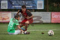 Kreisliga- Saison Saison 2026/27 -  Marius Magdic rot Kasing - Enes Pala grün Fatih - Foto: Meyer Jürgen