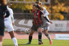 2. Bundesliga Frauen - Saison 2025/26 - FC Ingolstadt 04 Frauen - Eintracht Frankfurt II - Stefanie Reischmann (Nr.24 - FC Ingolstadt Frauen I) - Zimmermann Tessa weiss Frankfurt - Foto: Meyer Jürgen