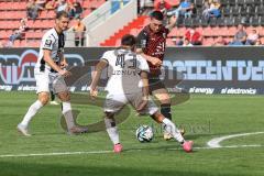 3. Liga; FC Ingolstadt 04 - SSV Ulm 1846; Torchance Schuß Felix Keidel (43, FCI) Rösch Romario (43 Ulm)