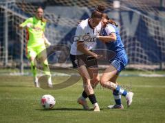Testspiel - 2. Bundesliga Frauen - Saison 2026/27  - FC Ingolstadt 04 Frauen -  - Emma Kusch (Nr.9 - FCI Frauen) - Marlen Helmstetter blau Hoffenheim  - Foto: Meyer Jürgen
