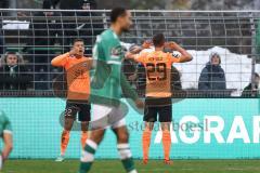 3. Liga; VfB Lübeck - FC Ingolstadt 04; Tor Jubel Treffer 0:3 David Kopacz (29, FCI) mit Marcel Costly (22, FCI)