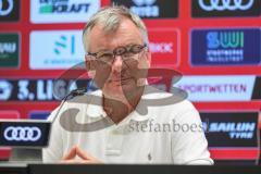 3. Liga; FC Ingolstadt 04 - Alemannia Aachen; Pressekonferenz Pressesprecher Jörg Jakob (FCI)