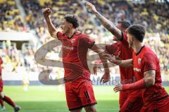 3. Liga; Alemannia Aachen - FC Ingolstadt 04; Tor Jubel Treffer 0:1 Dennis Kaygin (10, FCI), Jonas Scholz (15, FCI) Fredrik Carlsen (8, FCI)