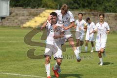 A-Junioren - DFB Pokal  - Saison 2024/25 - A-Junioren - FC Ingolstadt 04 - Hannover 96 - Der 1:0 Führungstreffer durch Drakulic Ognjen weiss FCI - jubel - XXXXX - XXXXX - Foto: Meyer Jürgen