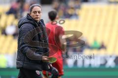 3. Liga; Alemannia Aachen - FC Ingolstadt 04; vor dem Spiel Cheftrainerin Sabrina Wittmann (FCI)