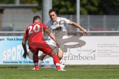 Bezirksliga - Saison 2023/2024 - TSV Gaimersheim - BC Attaching  - Manuell Bittlmayer (Nr.33 - Gaimersheim) - Mirnes Gurbeta rot Attaching - Foto: Meyer Jürgen