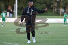 Landesliga - Saison 2024/25 - SV Manching - FSV Pfaffenhofen - Trainer Serkan Demir (SV Manching) vor dem Spiel - XXXXX - Foto: Meyer Jürgen