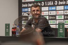 3.Liga - Saison 2023/2024 - Preußen Münster - FC Ingolstadt 04 - Cheftrainer Michael Köllner (FCI) - Pressekonferenz nach dem Spiel -  - Foto: Meyer Jürgen