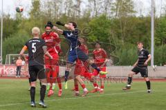 Bezirksliga - Saison 2025/26 - FC Fatih Ingolstadt - TSV Rohrbach - Atilla Demir rot Fatih - Daniel Wolf TW Fatih - Foto: Meyer Jürgen