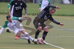 Kreisklasse - Saison 2025/26- TSV Ingolstadt Nord - SV Lippertshofen - Valjdrin Stafa schwarz Ing Nord - Florian Donaubauer weiss Lippertshofen - Foto: Meyer Jürgen