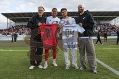 Freundschaftsspiel - Saison 2025/26 - FC Ingolstadt 04 II - Delay Sports - Geschäftsführer Sport und Kommunikation Dietmar Beiersdorfer (FC Ingolstadt 04) - Sidney Friede (Nr.10 - Delay Sports) - Elias Nerlich - Nico Antonitsch vo li - XXXXX - Foto: Meyer