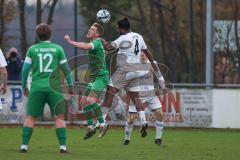 Bezirksliga - Saison 2025/26 - FC Gerolfing - DJK München - Dennis Appiiah weiss München - Matthias Hamm (Nr.17 - FC Gerolfing) - Foto: Meyer Jürgen