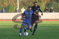 Bezirksliga - Saison 2024/25- FC Fatih Ingolstadt - SVN München - David Meier (Nr.14 - FC Fatih) - Cenk Imsak blau München - Foto: Meyer Jürgen