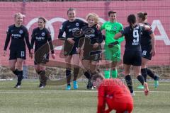 2. Frauen-Bundesliga - Saison 2021/2022 - FC Ingolstadt 04 - Eintracht Frankfurt II - Der 0:1 Führungstreffer durch Platner Paulina - jubel  - Foto: Meyer Jürgen